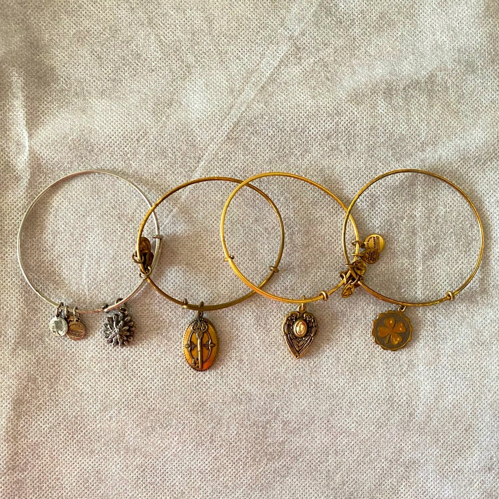Alex and Ani Four Bracelet Bundle